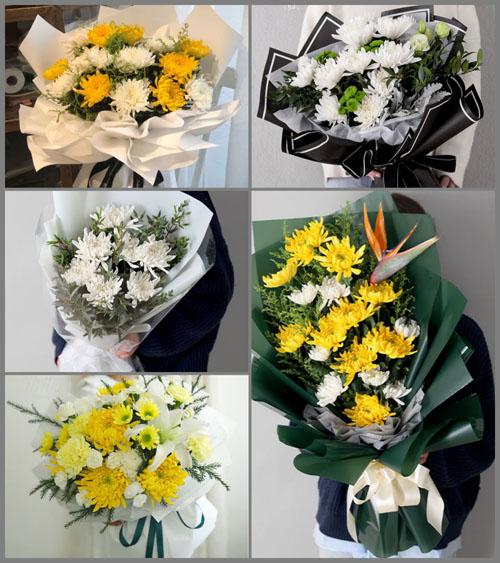 福建福州永泰县塘前乡白事花束代送